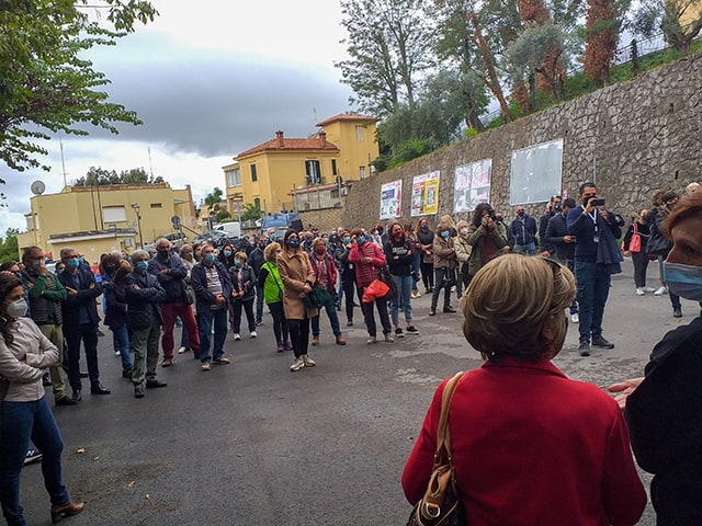 protesta ospedale
